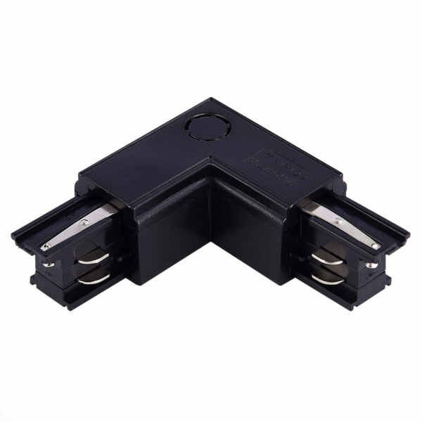 в наличии ST030.409.15R Угловой токоподвод правый для трехфазного шинопровода ST-Luce Черный TRACE - купить в интернет-магазине Светильники Торг