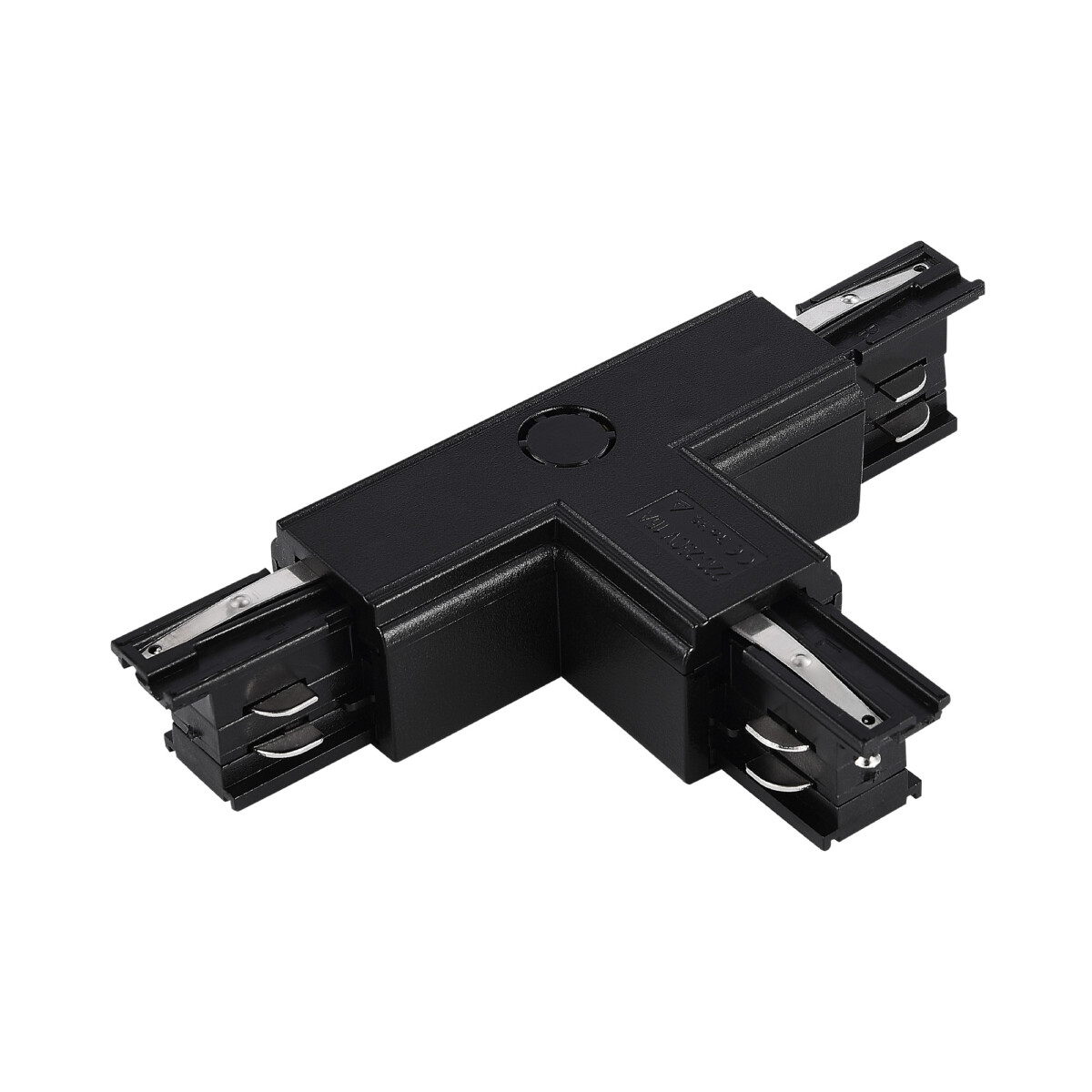 ST030.409.16R2 Т-образный токоподвод правый 2 для трехфазного шинопровода ST-Luce Черный TRACE — изображение 1