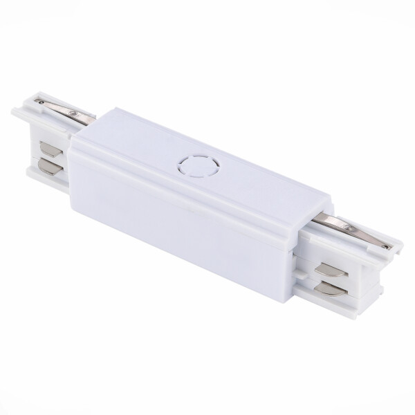 в наличии ST030.509.13 Центральный токоподвод для трехфазного шинопровода ST-Luce Белый TRACE - купить в интернет-магазине Светильники Торг