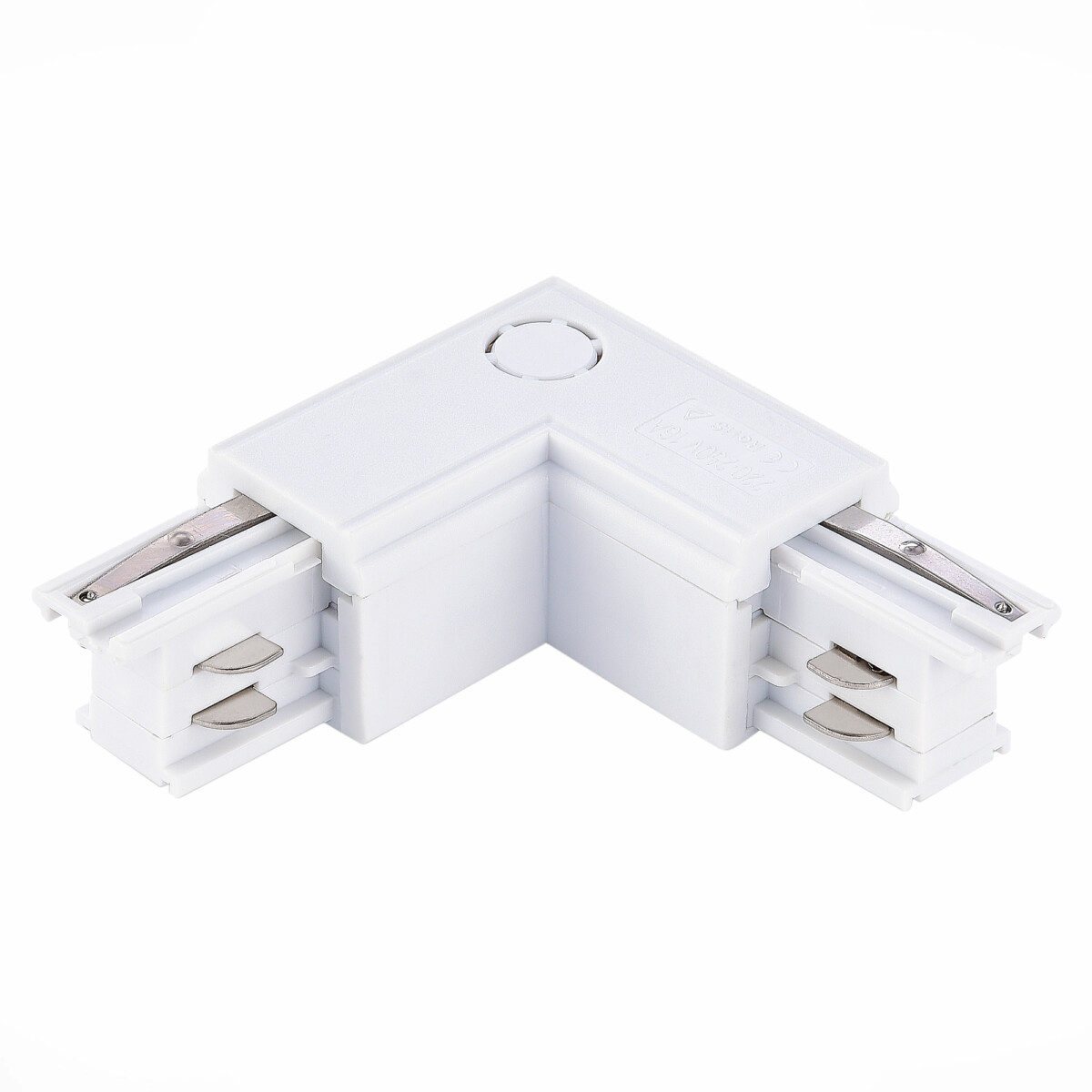 в наличии ST030.509.15L Угловой токоподвод левый для трехфазного шинопровода ST-Luce Белый TRACE - купить в интернет-магазине Светильники Торг