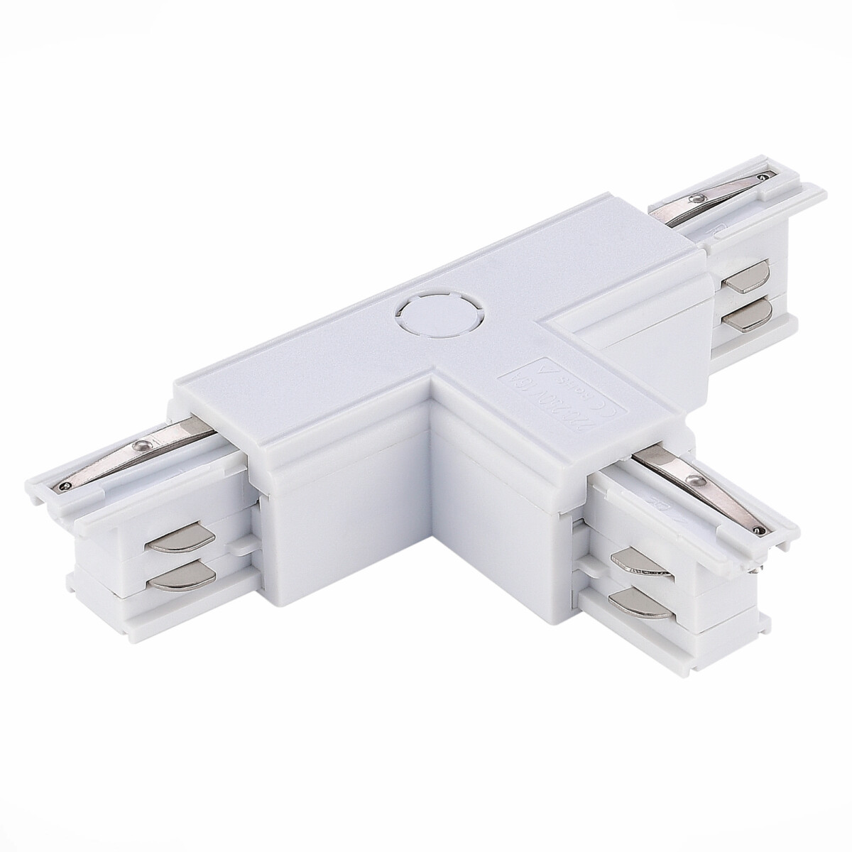 ST030.509.16L1_01W ST030.509.16L1 Т-образный токоподвод левый 1 для трехфазного шинопровода ST-Luce Белый TRACE — изображение 1