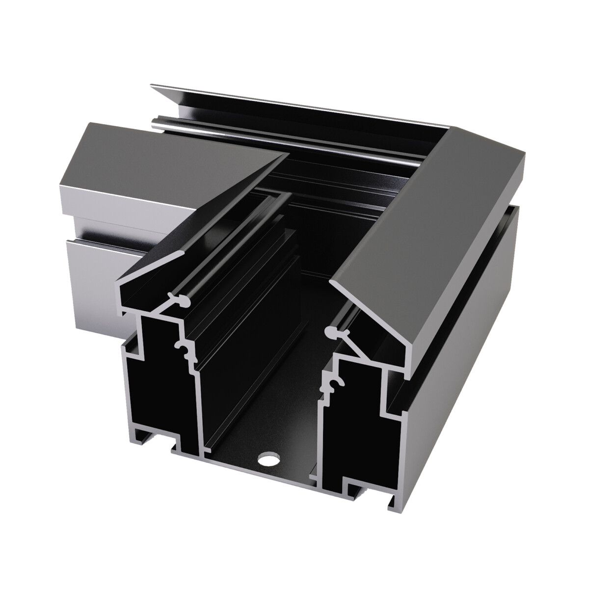 ST040.499.00_01W ST040.499.00 Угол- соединитель (8 прямых соединителей+16 винтов в комплекте) для ST040.429.00 SKYLINE 220 — изображение 1