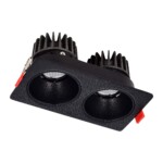 ST052.408.02 Встраиваемый корпус для светодиодного модуля серии ST850, ST851 ST-Luce Черный SHIFT — изображение 3