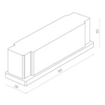 в наличии ST063.400.00 Накладка для драйвера ST-Luce Черный SKYFLAT - купить в интернет-магазине Светильники Торг