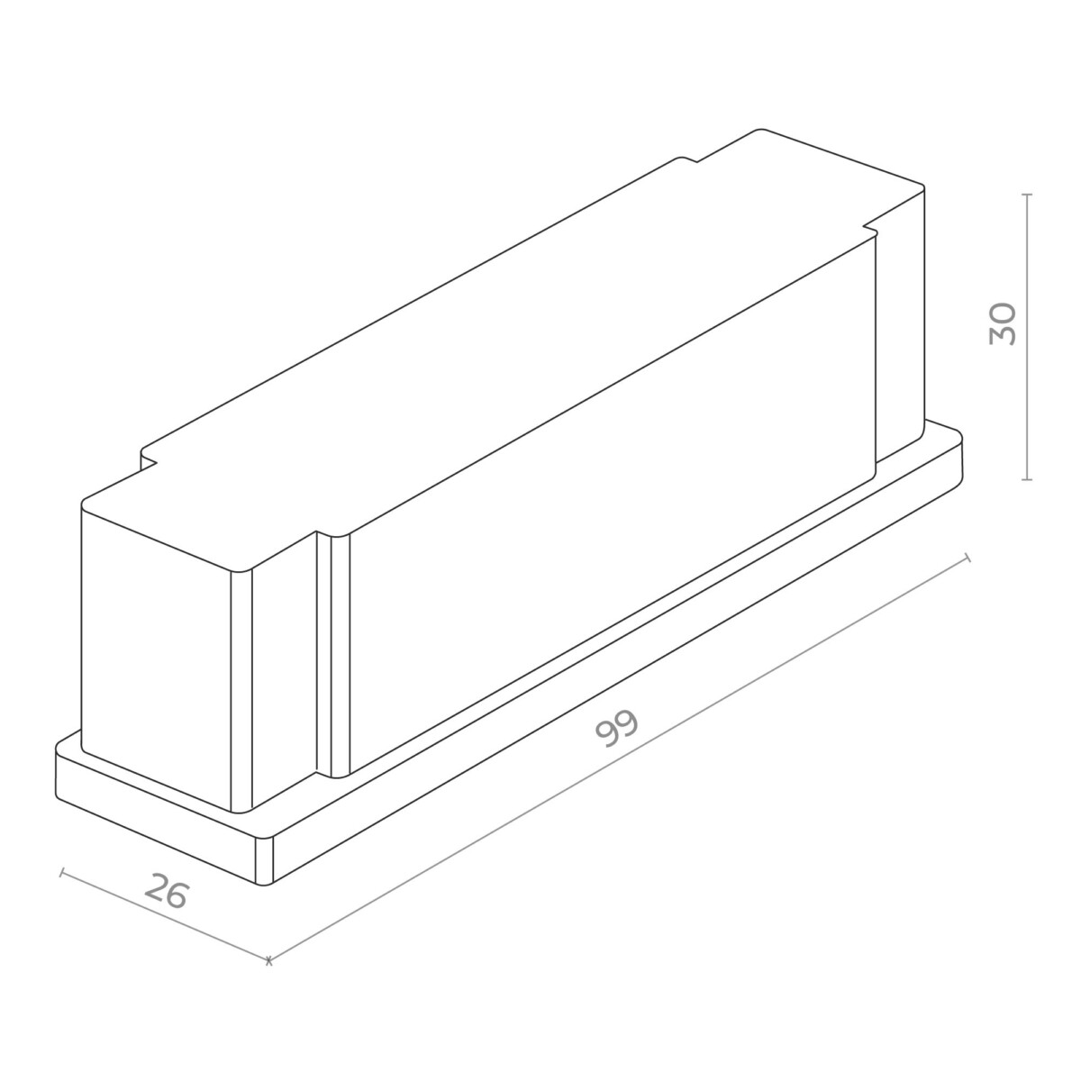 в наличии ST063.500.00 Накладка для драйвера ST-Luce Белый SKYFLAT - купить в интернет-магазине Светильники Торг