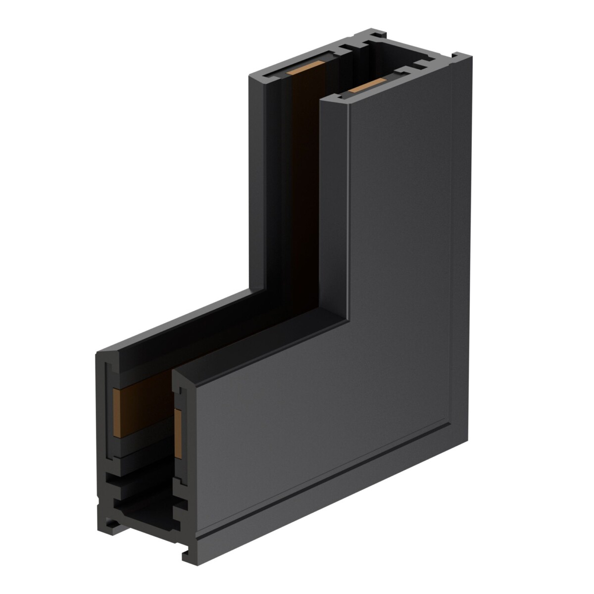 ST065.409.16_01W ST065.409.16 Соединитель "стена-потолок" для накладного шинопровода SUPER5 ST-Luce Черный SUPER5 — изображение 1