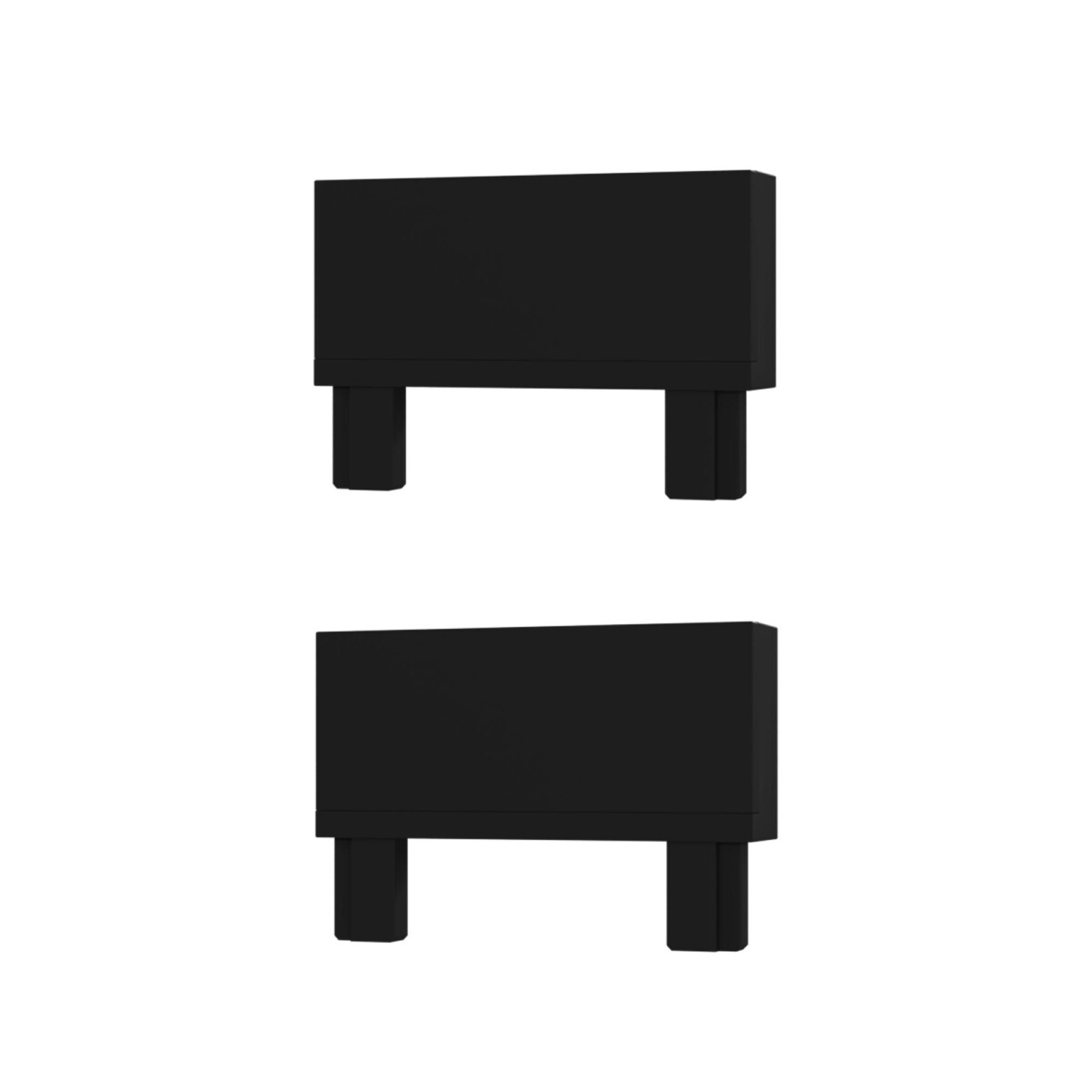 ST067.409.19 Торцевая заглушка SKYFLAT (2 шт) ST-Luce Черный SKYFLAT — изображение 1