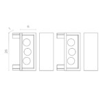 ST067.409.19 Торцевая заглушка SKYFLAT (2 шт) ST-Luce Черный SKYFLAT — изображение 2