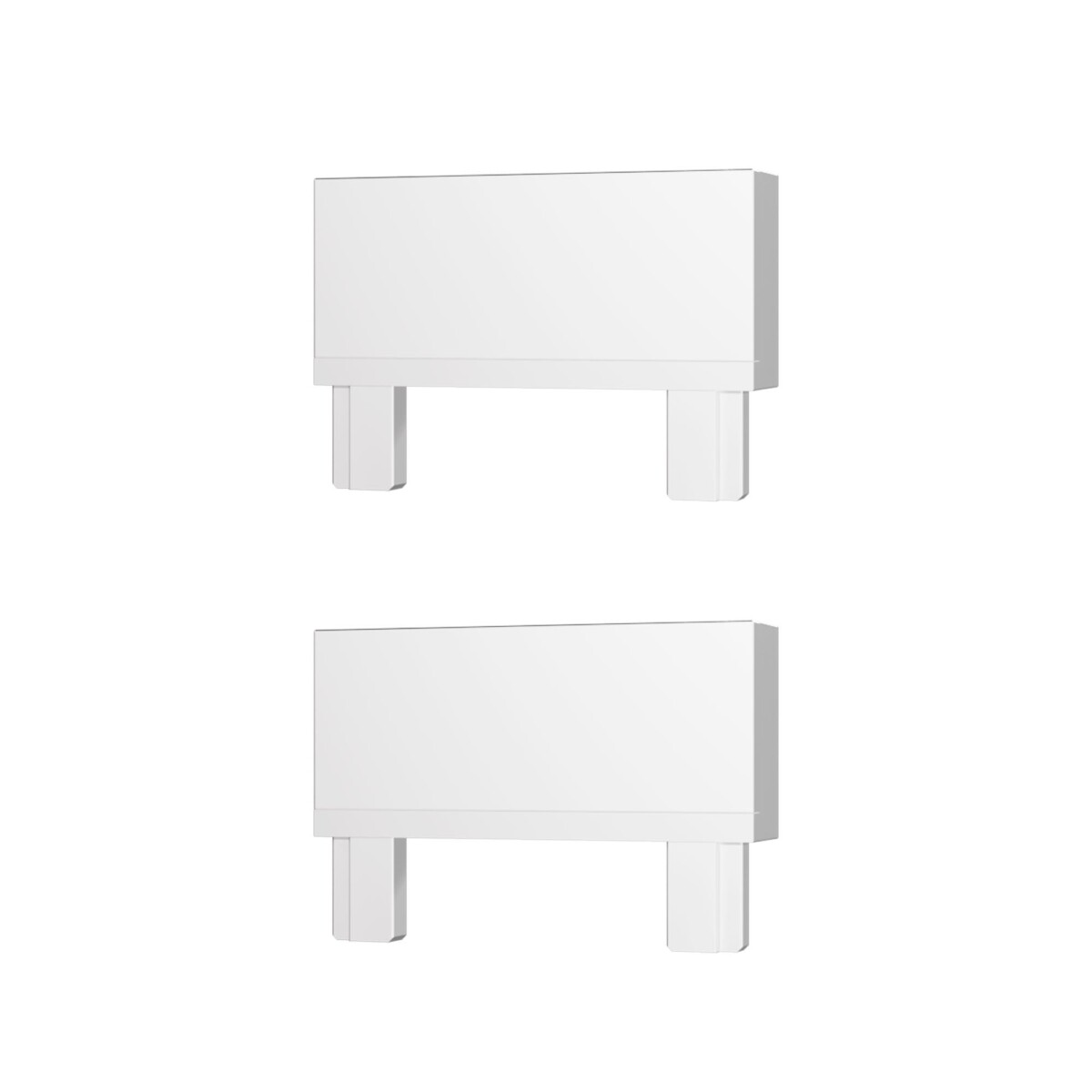 ST067.509.19 Торцевая заглушка SKYFLAT (2 шт) ST-Luce Белый SKYFLAT — изображение 1