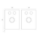 в наличии ST069.509.12 Торцевая заглушка SKYFLAT (2 шт) ST-Luce Белый SKYFLAT - купить в интернет-магазине Светильники Торг