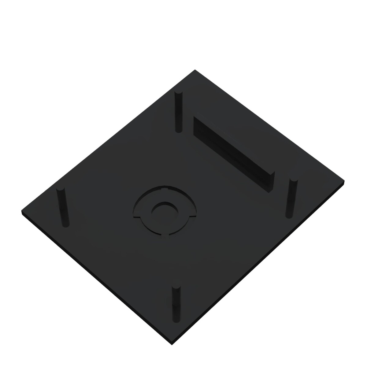 ST1005.469.00_01W ST1005.469.00 Заглушка к магнитному шинопроводу (2шт) ST-Luce Черный SKYLINE 48+ — изображение 1