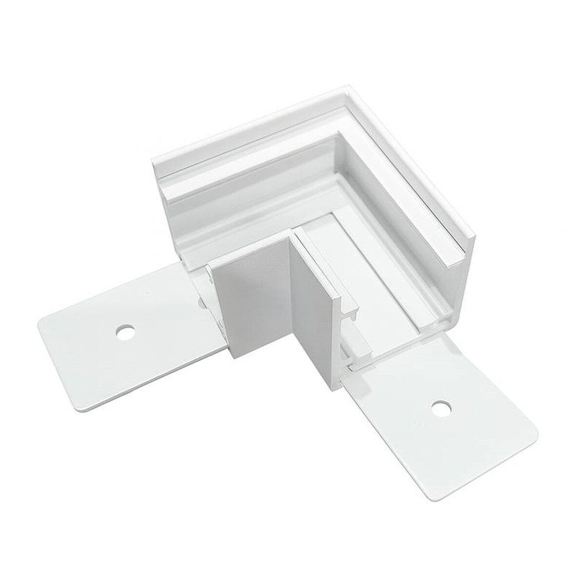 ST1007.519.00 Угол-соединитель для подвесного / накладного магнитного шинопровода  ST-Luce Белый SKYLINE 48+ — изображение 1