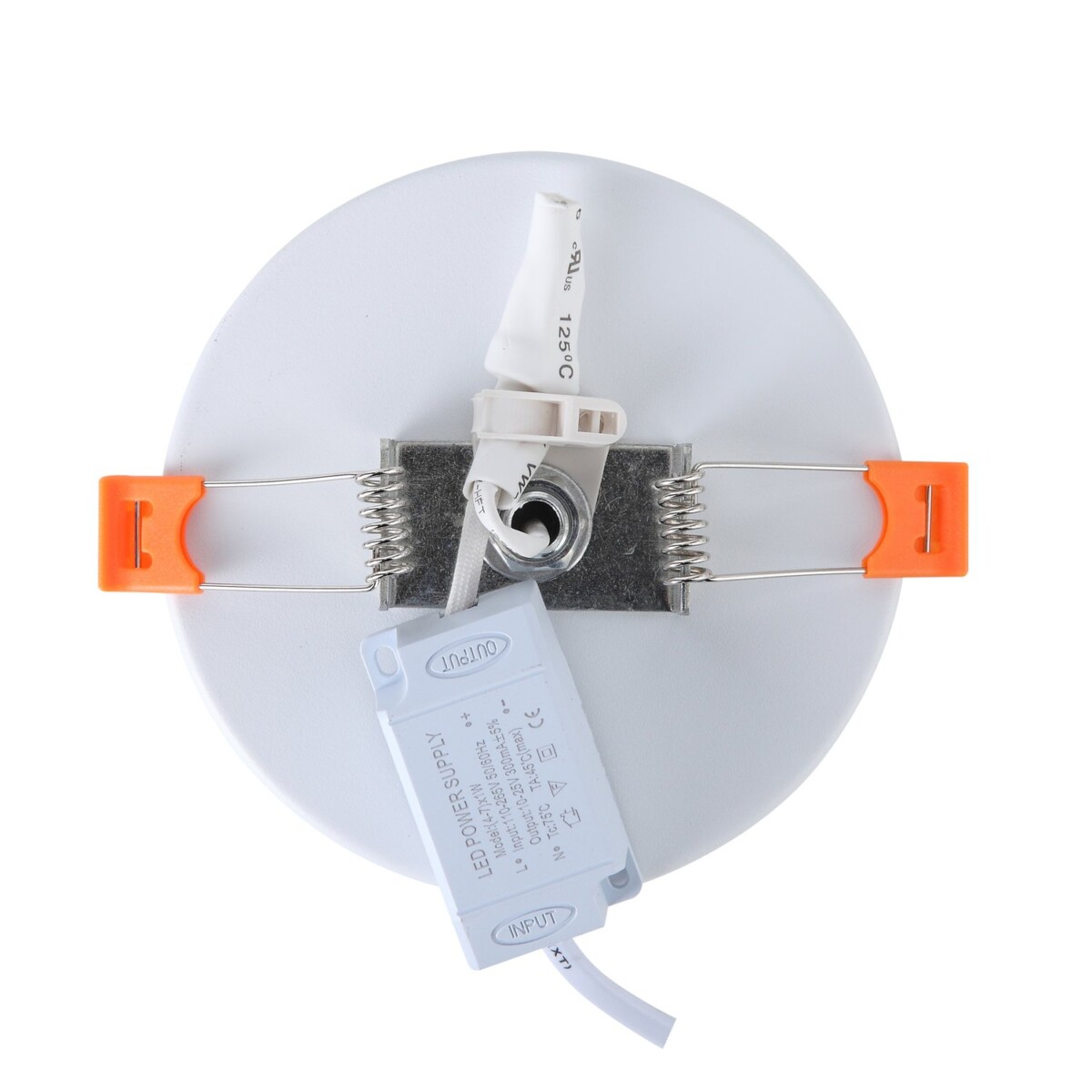 ST104.502.06 Светильник встраиваемый Белый LED 1*6W 3000K 468Lm Ra>80 120° IP20 D110xH20 170-240V Встраиваемые светильники — изображение 3