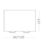 ST109.507.02 Светильник потолочный Белый GU10 2*50W  L181xW100xH123 220V Без ламп Накладные светильники — изображение 3
