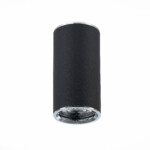 ST111.407.01 Светильник потолочный Черный GU10 1*50W  D54xH105 220V Без ламп Накладные светильники — изображение 2