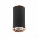 ST111.427.01 Светильник потолочный Черный GU10 1*50W D54xH105 220V Без ламп Накладные светильники — изображение 2