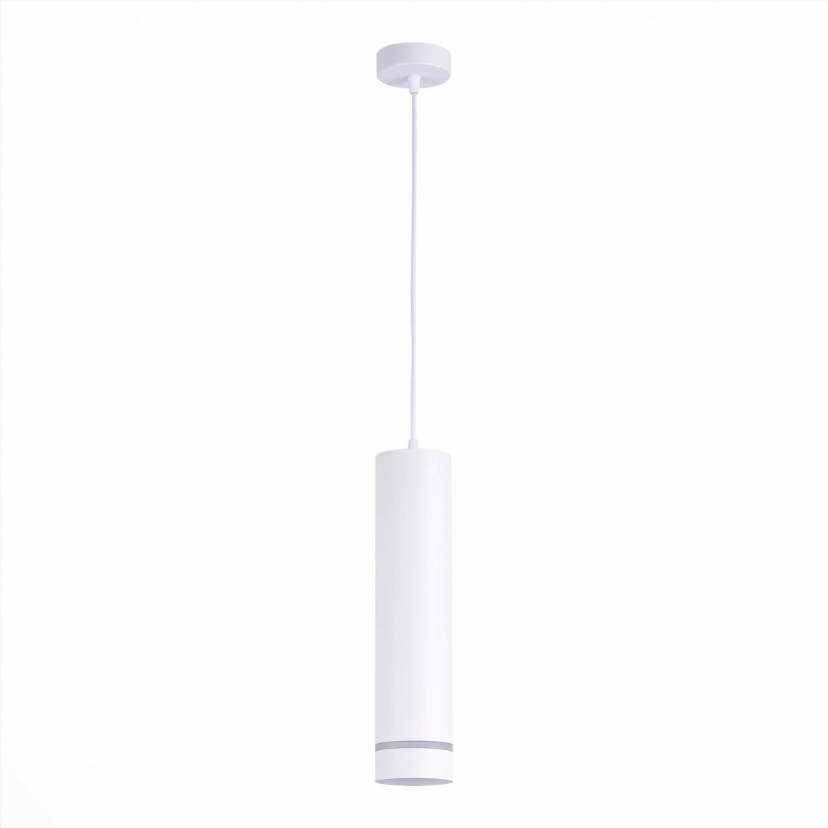 ST115.533.12 Светильник подвесной Белый LED 1*12W 3000K 936Lm Ra>90 120° IP20 D80xH300 165-265V Подвесные светильники — изображение 2