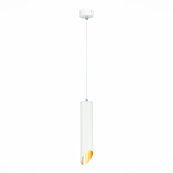 ST152.503.01 Светильник подвесной Белый GU10 1*50W  IP20 D60xH300 220V Без ламп Подвесные светильники