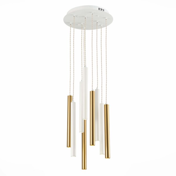 ST153.543.27 Светильник подвесной Белый LED 1*27W 4000K 2 295Lm Ra  IP20 D350xH1 500 180-240V Подвесные светильники