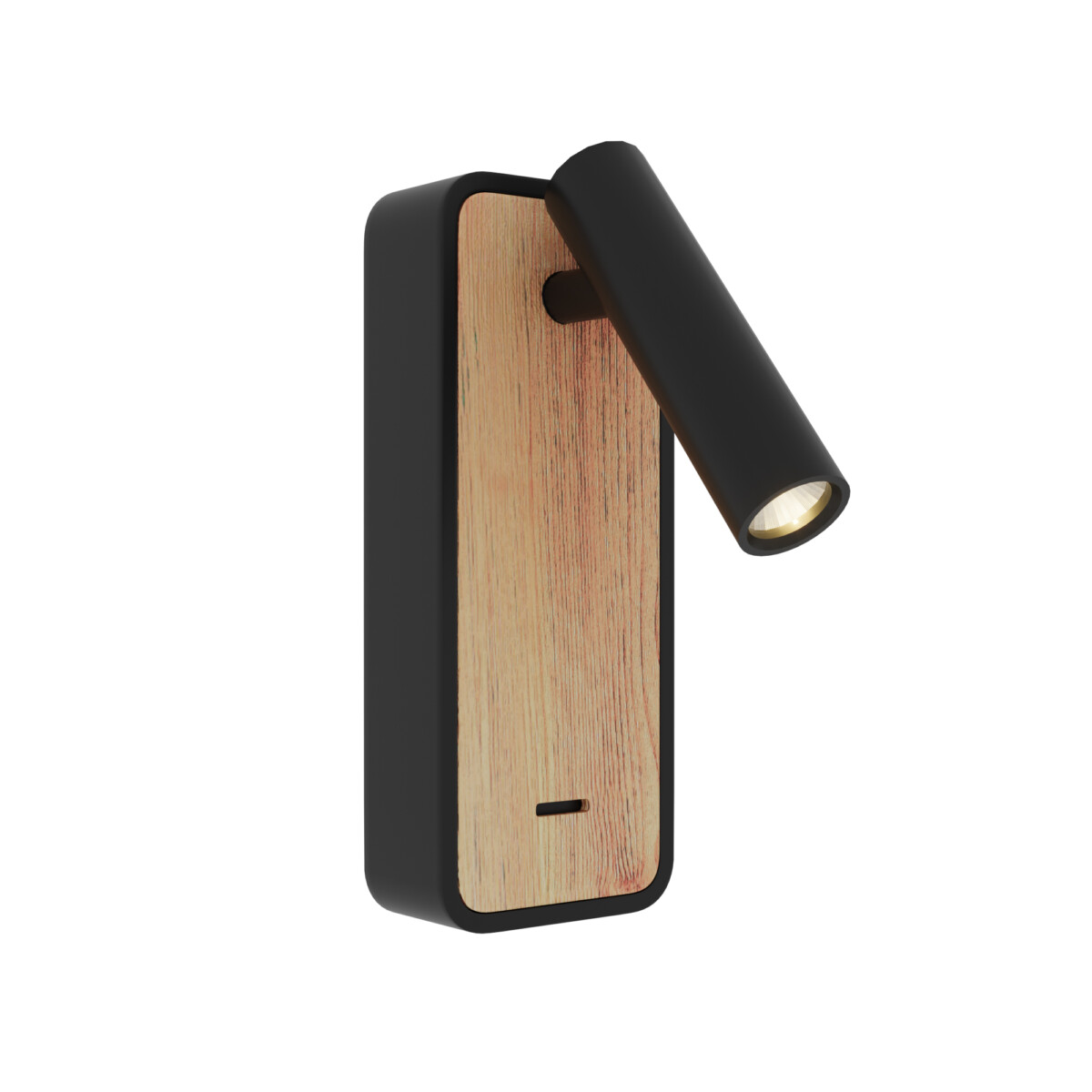 ST160.431.03 Светильник настенный ST-Luce Черный, Светлое дерево/Черный LED 1*3W 3000K Настенные светильники — изображение 1