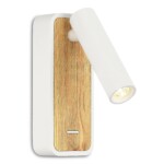 в наличии ST160.531.03 Светильник настенный ST-Luce Белый, Светлое дерево/Белый LED 1*3W 3000K Настенные светильники - купить в интернет-магазине Светильники Торг