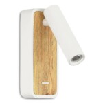 в наличии ST160.531.03 Светильник настенный ST-Luce Белый, Светлое дерево/Белый LED 1*3W 3000K Настенные светильники - купить в интернет-магазине Светильники Торг