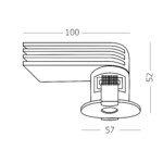 ST217.538.09 Св-к встр. Белый LED 1*9W 3000K 510Lm Ra>90 36° IP20 D57xH52 220-240V Встраиваемые светильники — изображение 4