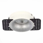 ST218.518.01 Св-к встр. Белый GU10 1*50W  IP20 D78xH30 165-265V Без ламп Встраиваемые светильники — изображение 2