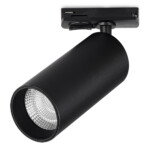 ST382.446.20.TRIAC Св-к трек. Черный LED 1*20W 4000K 1 800Lm Ra>90 24 IP20 DxH- 220V BASE — изображение 3