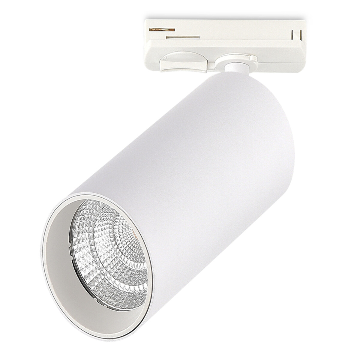 ST382.536.10.TRIAC Св-к трек. Белый LED 1*10W 3000K 900Lm Ra>90 24 IP20 DxH- 220V BASE — изображение 3