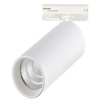 ST382.536.10.TRIAC Св-к трек. Белый LED 1*10W 3000K 900Lm Ra>90 24 IP20 DxH- 220V BASE — изображение 3