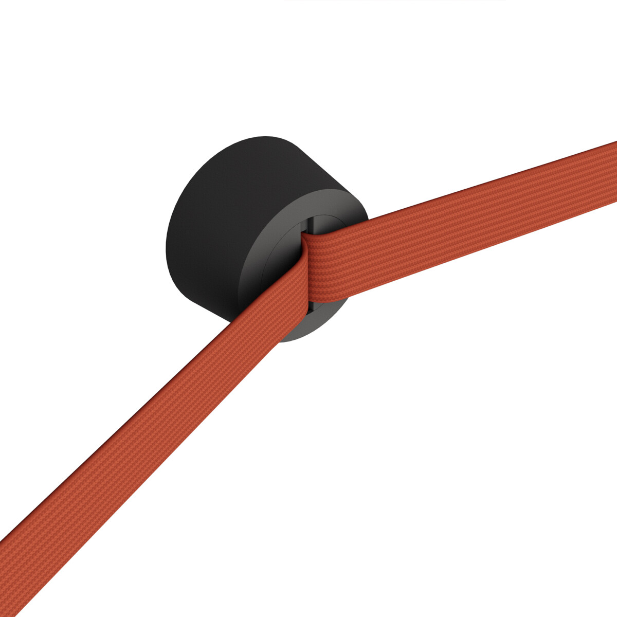 ST411.402.02 Накладное крепление-соединитель 2-х ремней ST-Luce Черный BAND — изображение 1