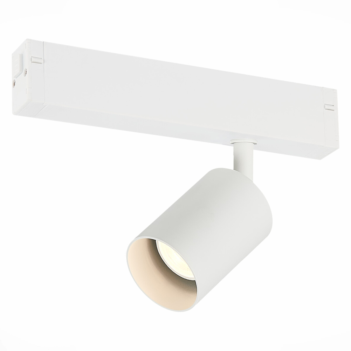 ST505.506.01 Св-к трек. Белый GU10 1*50W  IP20 L82xW70xH172 180-240V Без ламп SKYLINE 220 — изображение 1