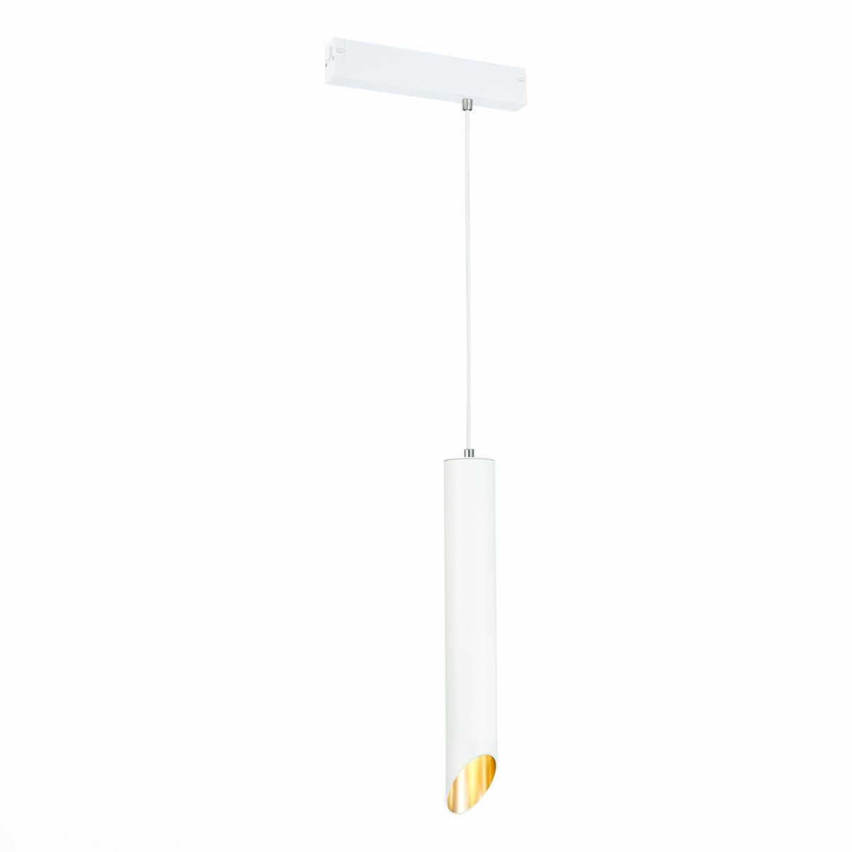 ST508.513.01 Св-к трек. Белый GU10 1*50W  IP20 D60xH400 180-240V Без ламп SKYLINE 220 — изображение 1