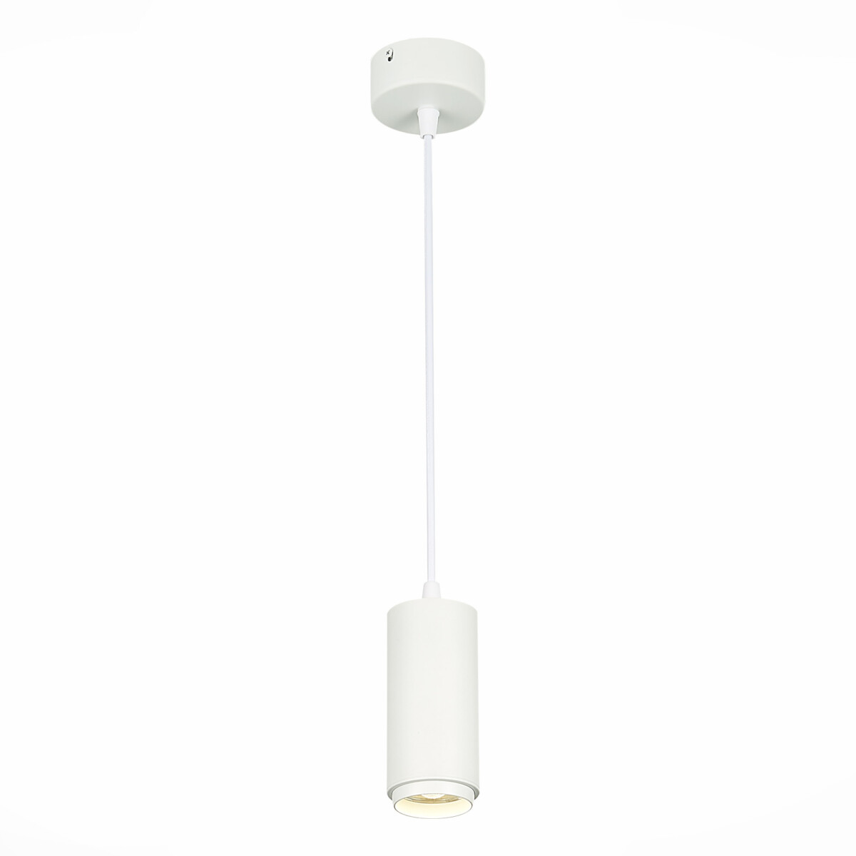 ST600.543.10 Светильник подвесной Zoom Белый LED 1*10W 4000K 1 000Lm Ra>80 15-60° IP20 D59xH130 170- Подвесные светильники — изображение 1