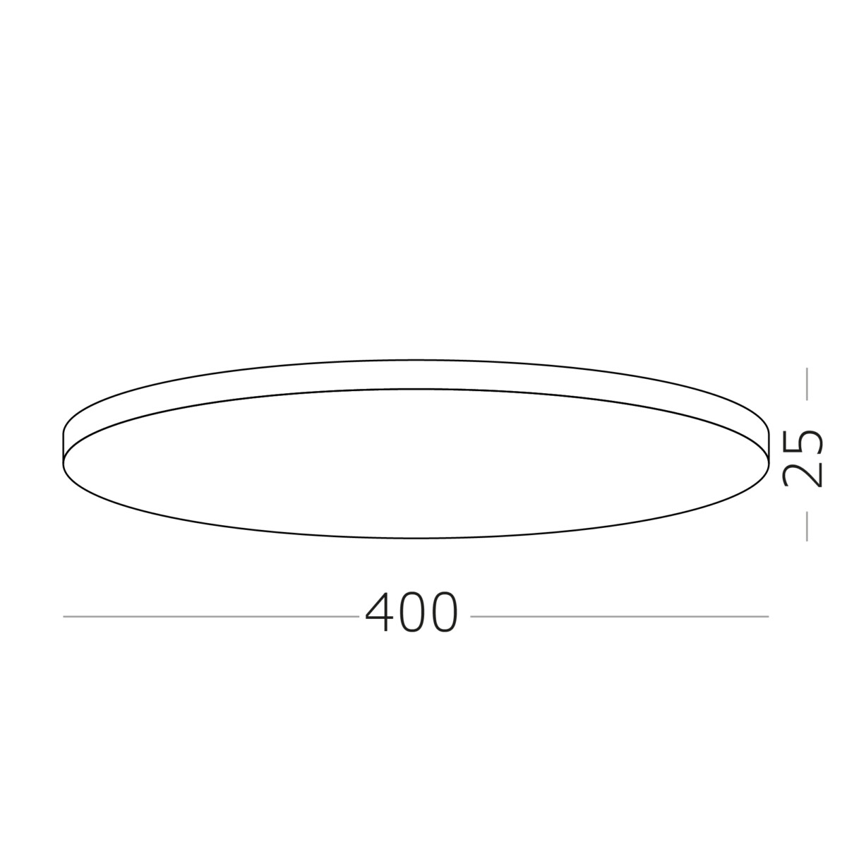 ST601.432.32 Светильник потолочный Черный LED 1*32W 3000K 2 880Lm Ra>90 120° IP20 D400xH25 180-240V Накладные светильники — изображение 2