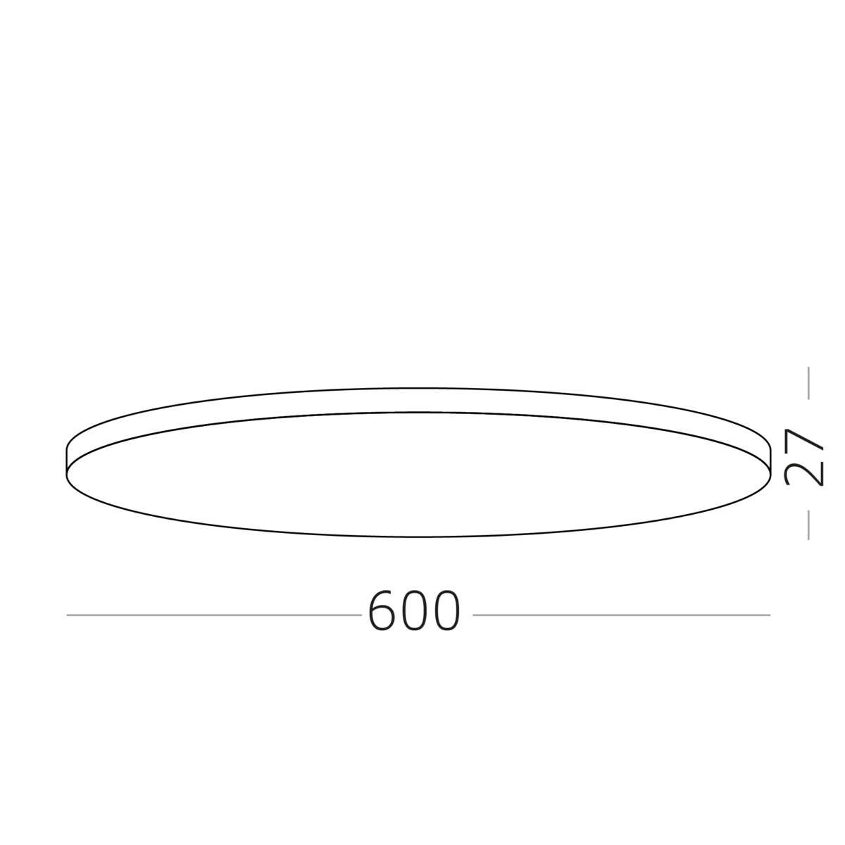 в наличии ST601.432.48 Светильник потолочный Черный LED 1*48W 3000K 4 320Lm Ra>90 120° IP20 D600xH27 180-240V Накладные светильники - купить в интернет-магазине Светильники Торг