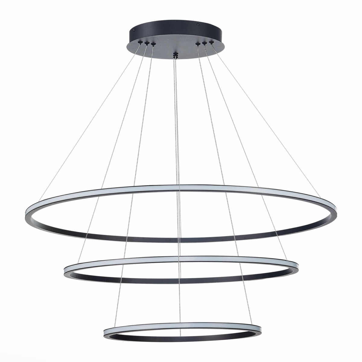 ST604.443.114 Светильник подвесной ST-Luce Черный/Белый LED 1*114W 4000K Подвесные светильники — изображение 2