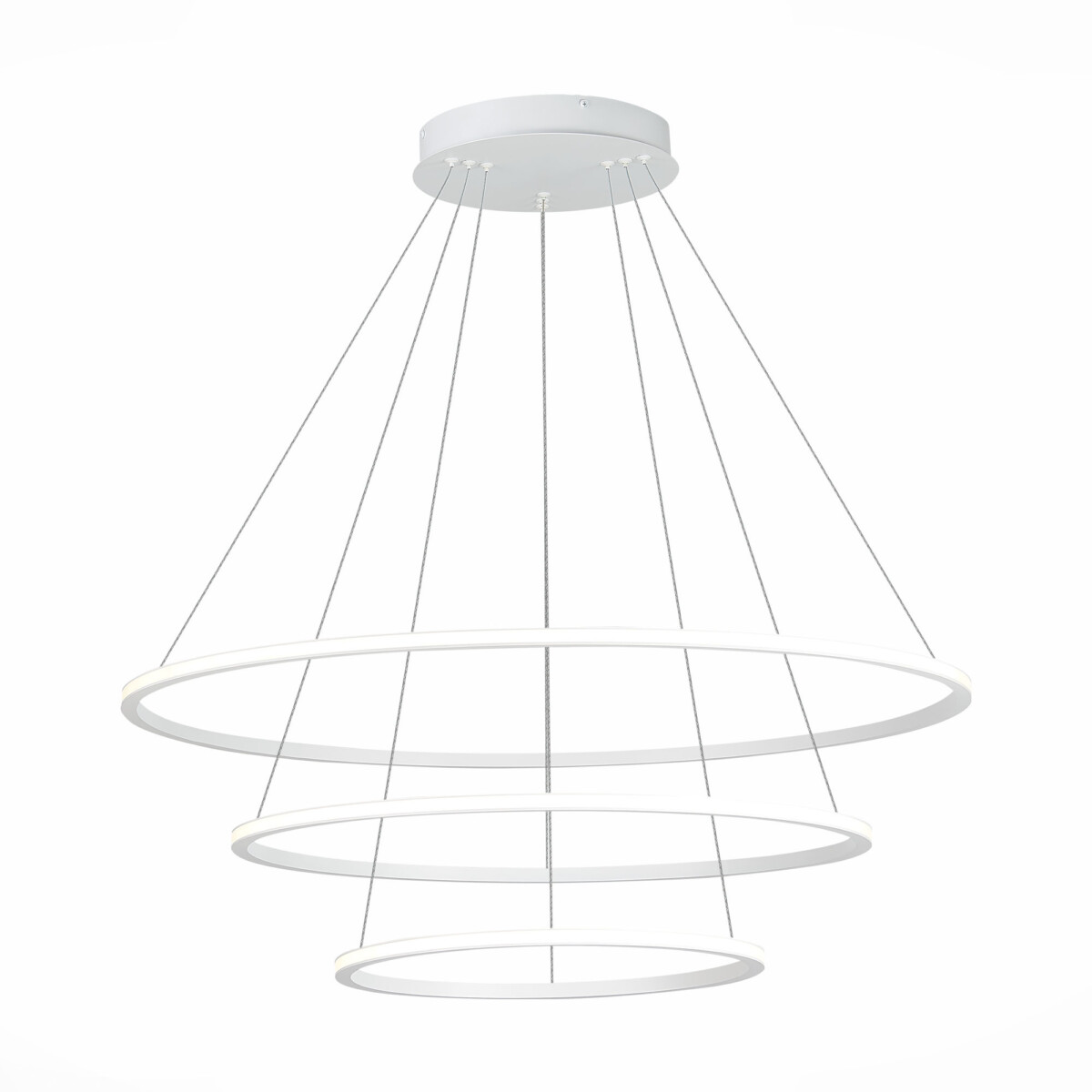 ST604.543.114_01W ST604.543.114 Светильник подвесной ST-Luce Белый/Белый LED 1*114W 4000K Подвесные светильники — изображение 1