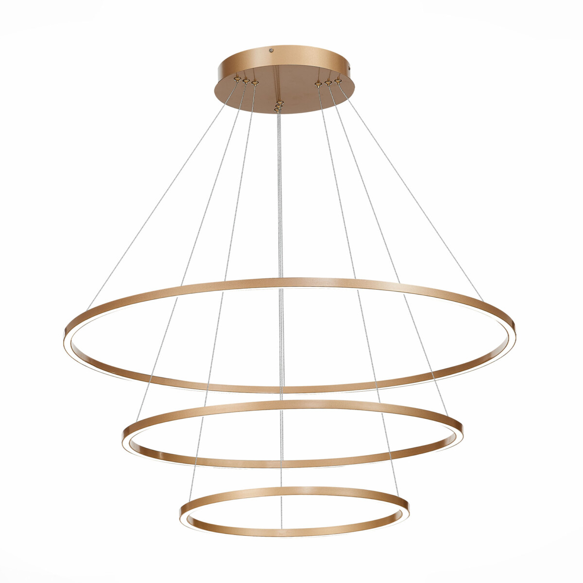 ST605.243.114 Светильник подвесной ST-Luce Золотистый/Белый LED 1*114W 4000K Подвесные светильники — изображение 1