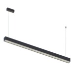 ST612.433.32 Светильник подвесной Черный LED 1*35W 3000K 698Lm Ra>80 120°IP20 L1120xW50xH60 180-220V Подвесные светильники