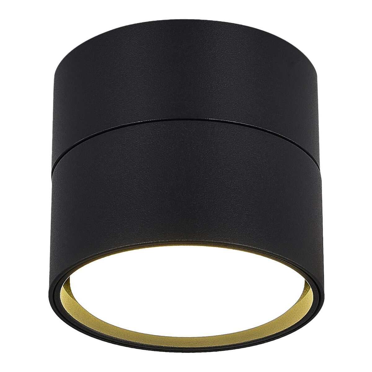 ST651.402.01 Светильник потолочный Черный GX53 1*50W IP20 D85xH77 220V Без ламп Накладные светильники — изображение 1