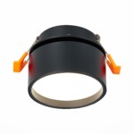 ST651.448.09 Встраиваемый поворотный светильник Черный LED 1*9W 4000K 720Lm Ra>90 120° IP20 D85xH68 Встраиваемые светильники — изображение 2