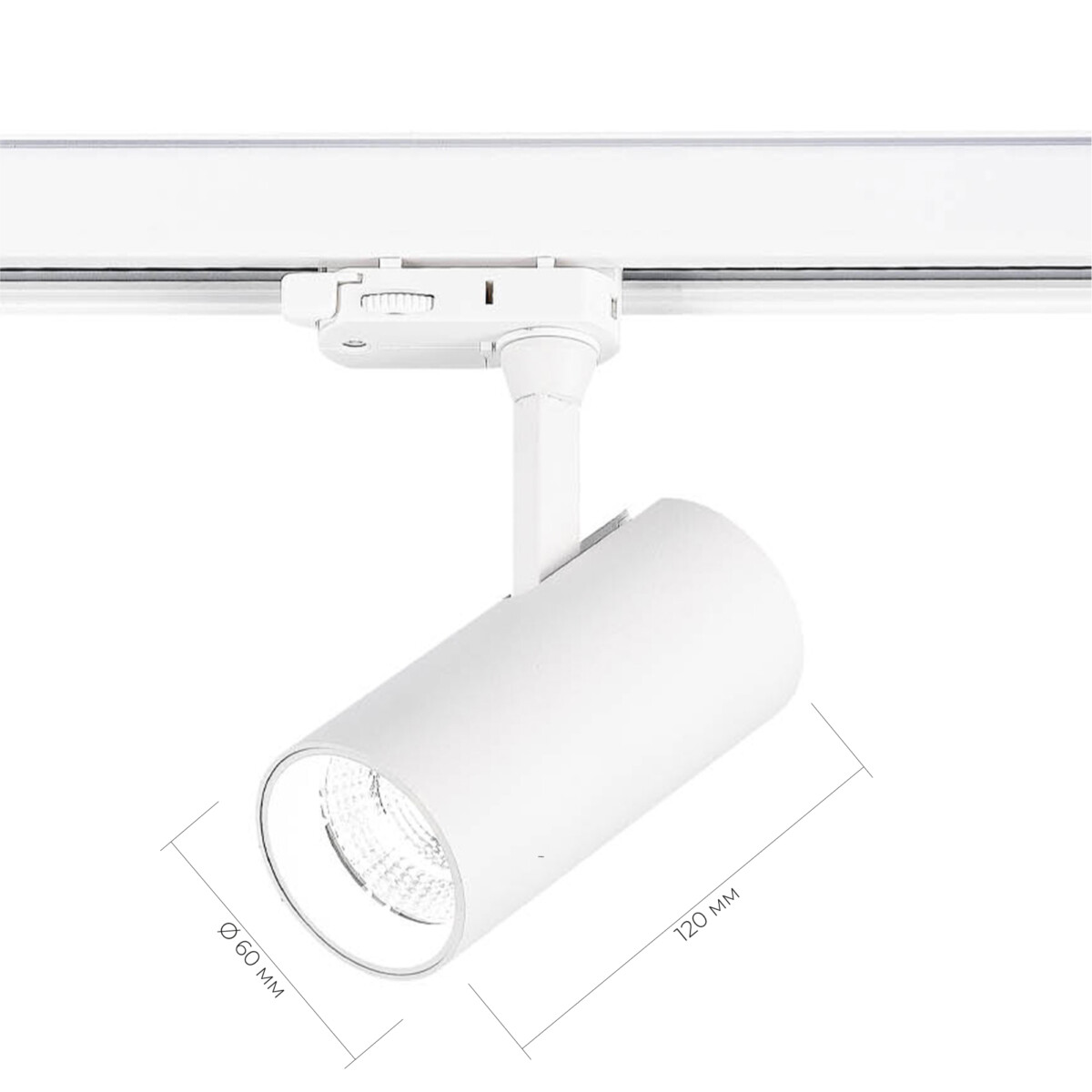 ST661.546.10 Св-к трек. Белый LED 1*10W 4000K 800Lm Ra>90 38° IP20 L130xW60xH195 165-265V TRACE — изображение 2