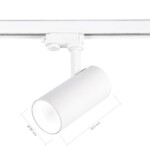 ST661.546.30 Св-к трек. Белый LED 1*30W 4000K 2 400Lm Ra>90 38° IP20 L170xW80xH245 165-265V TRACE — изображение 4