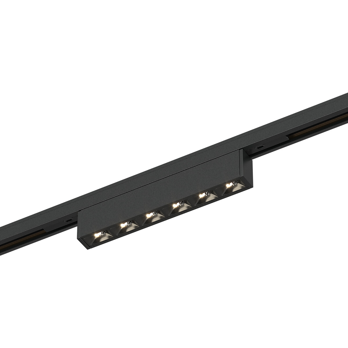 ST666.436.05 Магнитный трековый светильник Черный LED 1*5W 3000K 220Lm Ra>90  IP20 L100xW10xH18 24V SUPER5 — изображение 4