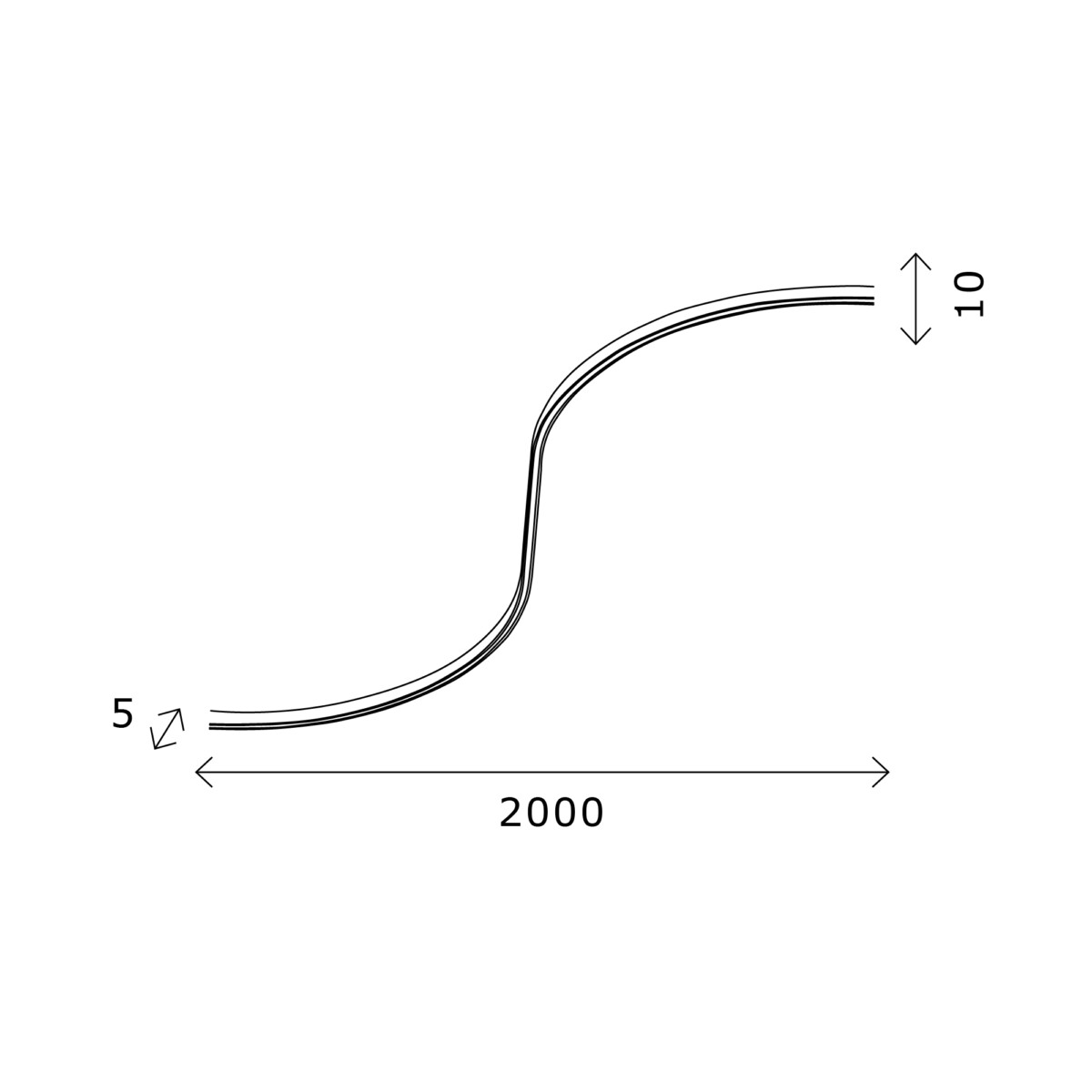 ST668.436.16 Гибкий светодиодный светильник Белый,Черный LED 1*16W 3000K 300Lm Ra>80 100° IP20 L2 00 SUPER5 — изображение 5