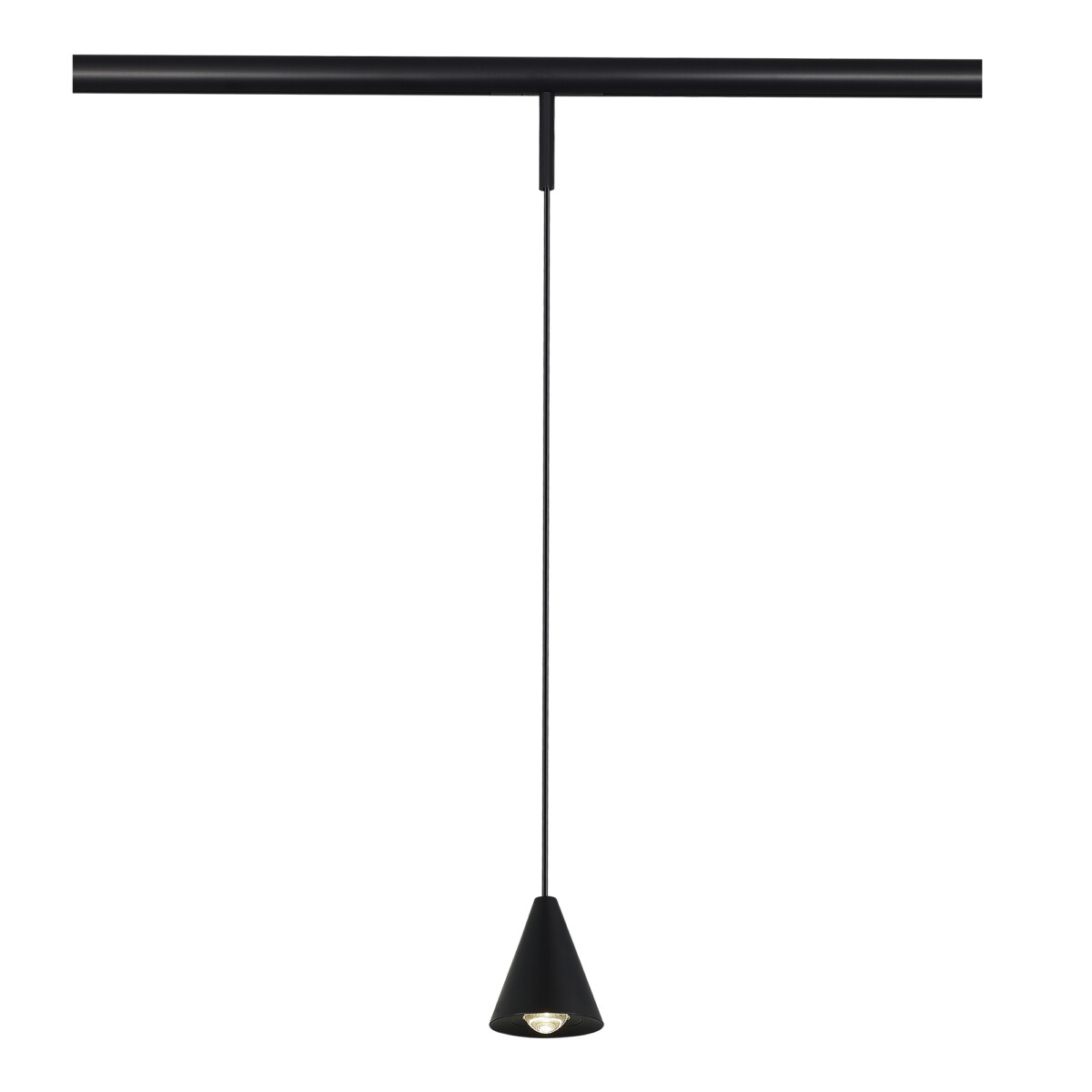 ST689.446.05 Магнитный трековый светильник Черный LED 1*5W 4000K Lm Ra>90 40° IP20 D80xH98 24V SUPER5 — изображение 1