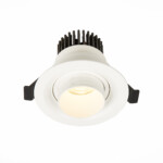 ST701.538.07 Св-к встр. Zoom Белый LED 1*7W 3000K 560Lm Ra 15°-60° IP20 D90xH65 170-240V Встраиваемые светильники — изображение 2