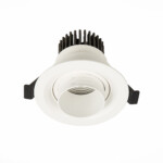 ST701.538.07 Св-к встр. Zoom Белый LED 1*7W 3000K 560Lm Ra 15°-60° IP20 D90xH65 170-240V Встраиваемые светильники — изображение 3